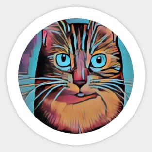 Agreeable mycat, revolution for cats Sticker